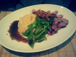 Duck with mash