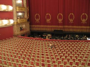 Inside the opera house